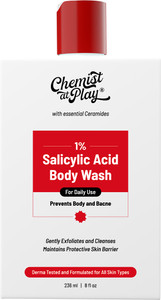 Chemist at Play 1% Salicylic Acid Acne Control Body Wash | Controls Sebum Production