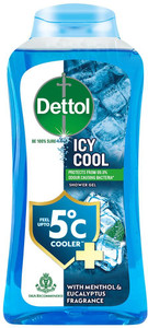 Dettol Icy Cool Body Wash Bottle for Men Goodness of Salicylic Acid |Menthol Freshness