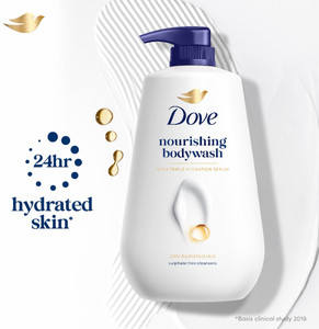 DOVE Nourishing Triple Hydration Serum Body Wash - Image 1