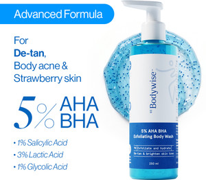Be Bodywise 5% AHA 1% Salicylic Acid Detan Body Wash