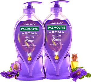 PALMOLIVE Aroma Absolute Relax Body Wash (750ml x 2pcs) Shower Gel Pump Bottle