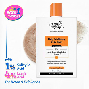 Chemist at Play Lactic & Salicylic Acid Exfoliate Body Wash 236ml - Image 6