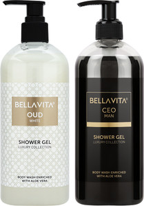 BELLAVITA White Oud & CEO Men Shower Gel Combo - Image 6