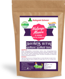 aalayam selveer 100% Natural Nalangu Maavu | 15 Herbal Bath Powder 1Kg