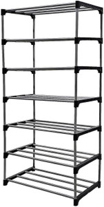LOTSPEK 7 layer bookshelf for home office bookcase Plastic Open Book Shelf