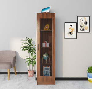 Das Giona Bookshelf Cabinet Book Rack Organizer with Shelves for Home Library Engineered Wood Close Book Shelf