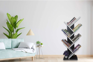 sbf furniture 7_Tier_bk_And_White Engineered Wood Open Book Shelf