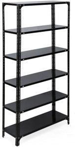 fiora 6-Shelf Metal Storage Book Shelf - Image 6