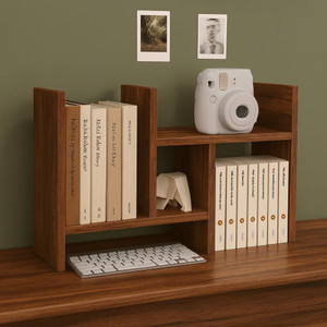 Enigmatic Woodworks Wooden Book Shelf for Home, Office Table, Living Room. Kitchen Corner Stand Engineered Wood Open Book Shelf