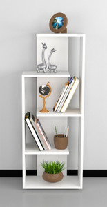 Captiver Henry Wooden Books and Showpieces Rack 5 Shelf Engineered Wood Open Book Shelf