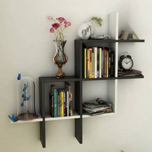 Mark Wood New Shelves Book Shelf And Decorative Engineered Wood Open Book Shelf
