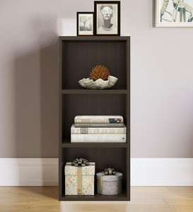 SPACEX Nova 3 Tier Bookcase / Showcase / Kitchen Storage / Kids Storage Racks Engineered Wood Open Book Shelf