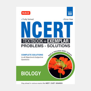 MTG NCERT Textbook + Exemplar Problem Solutions Class 12 Biology | Complete Solutions to All Objective & Subjective Questions