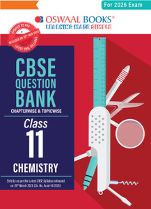 Oswaal CBSE Question Bank Class 11 Chemistry For 2026 Exam