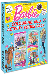 Barbie Colouring and Activity Books Pack (A Pack of 4 Books)  - Barbie Colouring Book for Little Artists | Coloring Book for Kid