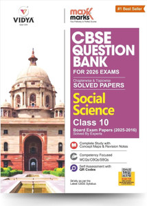 Social Science class 10 CBSE question bank by Maxx Marks For 2026 Board ...