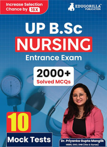 UP B.Sc Nursing Entrance Exam  - 2024 | Nursing Common Entrance Test (CNET) - Solved 10 Full Length Mock Tests (2000 MCQs) with Free Access to Online Tests