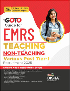 Disha GoTo Guide for EMRS Teaching/ Non Teaching Various Post Tier I Recruitment 2025 | Eklavya Model Residential School