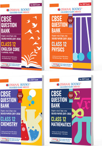 Oswaal CBSE Question Bank for Class 12 English Core, Physics, Chemistry ...