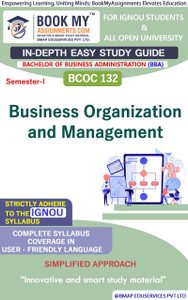 IGNOU BCOC 132 Business Organisation and Management Study Material (In ...