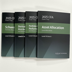 2025 CFA Exam Prep SchweserNotes 4冊セット 2025 CFA Exam Prep