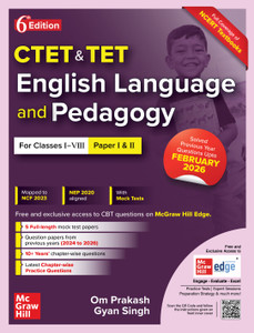 CTET & TET 2026 Paper-1 & Paper-2 | English Language & Pedagogy Class 1-8 | Complete NCERT Coverage | 10 Years Solved Papers (2016-2026) | Online Mock Tests | Latest Syllabus