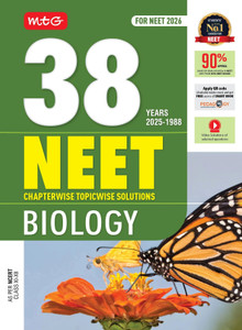 MTG 38 Years NEET Previous Year Solved Question Papers Biology PYQs Chapterwise Topicwise Solutions For 2025-2026 Exam