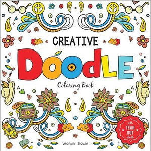 Creative Doodle Coloring Book : Children Coloring Book With Tear Out Sheets  - By Miss & Chief
