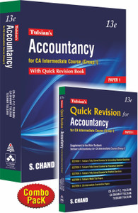 Tulsian’s Accountancy for CA Intermediate Course (Group I): With Quick Revision Book (13th Edition) [PAPER 1] Combo Pack