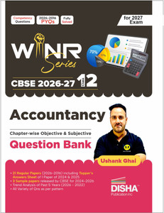 Disha WINR Series CBSE Class 12 Accountancy 11 PYQs Question Bank 2nd - Image 6