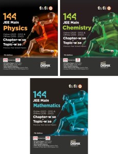 Disha 144 Jee Main Online (2023 - 2012) & Offline (2018 - 2002) Physics, Chemistry & Mathematics Chapter-Wise + Topic-Wise Previous Years Solved Papers Ncert Chapterwise Pyq Question Bank with 100% Detailed Solutions