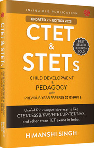 Ctet & Stets Paper 1 and Paper 2 Both - CTET & STETs | Child Development and Pedagogy with Previous Year Papers (2012-26) | Himanshi Singh