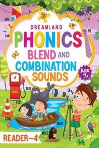 Phonics Reader - 4 (Blends and Combination Sounds) Age 7+  - - Creative activities enhance the reading abilities of beginners, Early Learning Book