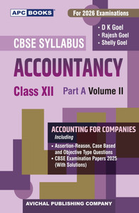 Dk Goel Accountancy Class 12 Part A Volume 2, (Accounting For Companies) Partnership Firms, 2026 Examinations
