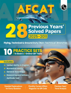 PW 28 AFCAT Previous Years Solved Papers (2025-2011) | PYQs | Fully Solved