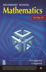 Secondary School Mathematics for Class 10 - R.S. Aggarwal - CBSE - Examination 2024-25  - MATHS with 1 Disc