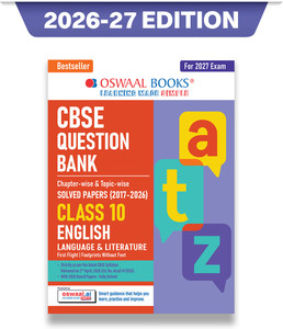 Oswaal CBSE Class 10 English Language & Literature Question Bank - Image 6