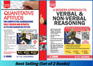 A Modern Approach to Verbal & Non-Verbal Reasoning/ Quantitative Aptitude/ For All Competitive Exam IBPS/ SBI/ RRB/ RBI Bank Clerk/ PO Prelim & Main Exams 2023 Combo Video Edition By S. Chand's