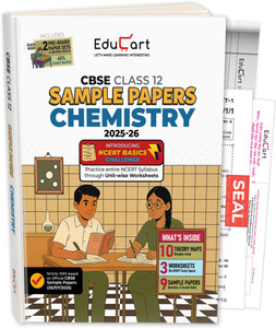 Educart CBSE Sample Paper Class 12 2025-26 – Chemistry (Based on latest CBSE Sample Papers Released on 30-07-25) For 2026 Board Exam