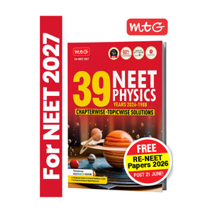 MTG NEET PYQ 39 Years Physics Book For 2026-2027 Exam
