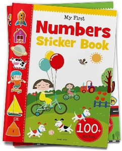 My First Numbers Sticker Book: Exciting Sticker Book With 100 Stickers  - By Miss & Chief