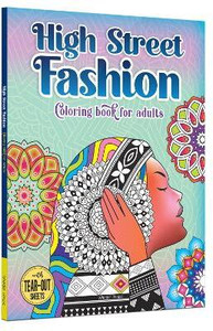High Street Fashion Coloring Book for Adults