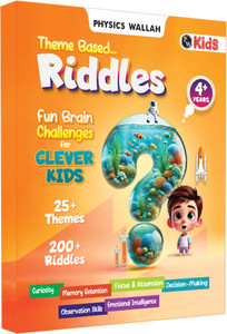 200+ Riddles For Kids on 25+ Themes- English Mystery Riddles Book For 4+ Year Old