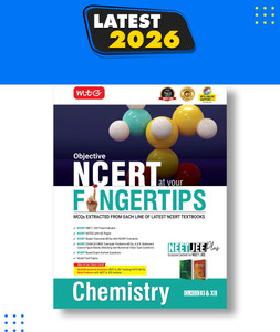 MTG Objective NCERT at your FINGERTIPS Chemistry For 2025-2026 Exam - NCERT NEET/JEE Trend Indicator, HOTS MCQs, Rank Predictor & Notes with HD Pages | NEET & JEE Books (Based on NCERT Latest Pattern)