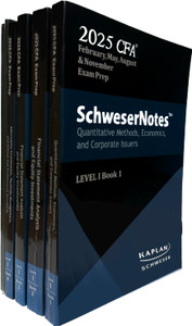2020 CFA Level 1 Kaplan Schweser Notes: Books 1-5, Practice Exam Vol 1