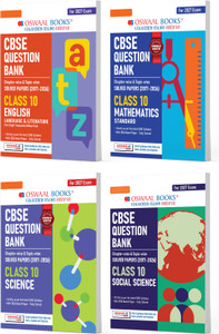 Oswaal CBSE Question Bank English | Maths Standard | Science | Social Science (Set of 4 Books) For Class 10 Chapterwise and Topicwise SOLVED PAPERS With Mind Maps & Revision Notes For 2027 Exam