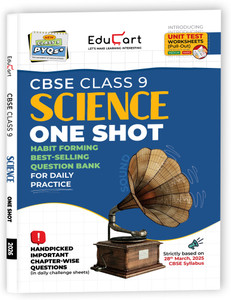 Educart CBSE Class 9 Science One-shot Question Bank 2026 (Strictly for 2025-26 Exam)