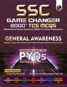 PW SSC Game Changer General Awareness PYQ 8000+ TCS MCQ For 2025 SSC Exams