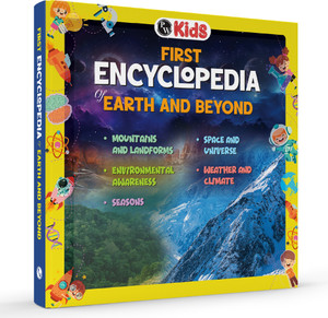 First Encyclopedia Earth and Beyond- Kids Book for General Knowledge Activity Book- 5+years