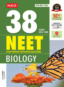 MTG 38 Years NEET Previous Year Solved Question Papers Biology PYQs Chapterwise Topicwise Solutions For 2025-2026 Exam